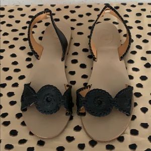 Jack Rogers Black Sandals